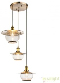 Lustra stil industrial cu 3 pendule Nevis 69030-3H GL