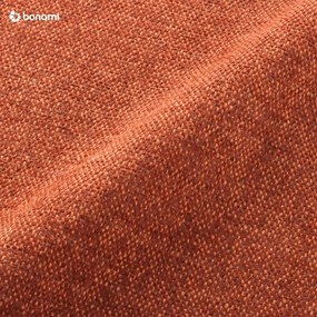 Canapea extensibilă în formă de "U" cu șezlong pe partea stângă Miuform Scandic Lagom, portocaliu închis