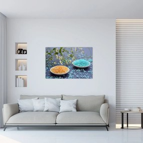 Tablou cu sarea de mare colorată (90x60 cm)