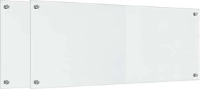 vidaXL Panou de bucătărie 2 pcs Transparent 100 x 40 cm