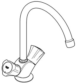 GROHE COSTA L - baterie pentru chiuvetă, crom lucios, 31831001