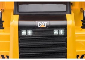 Mașinuță electrică încărcător CAT 60W/4500 mAh galben/negru