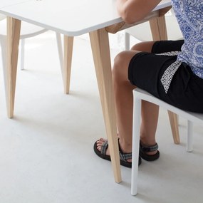 Masă consolă bej/în culoare naturală 45x90 cm Envelope – Ragaba