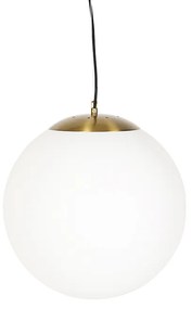 Lampă suspendată scandinavă sticlă opală 40 cm - Ball 40