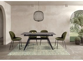 Masă de dining din ceramică 90x160 cm Lula – Marckeric