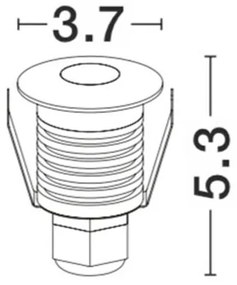Spot LED incastrabil ambiental de exterior IP67 BANG NVL-8038401