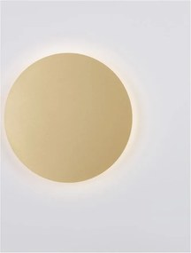 Aplica LED de perete design ambiental CYRCLE 30cm aurie