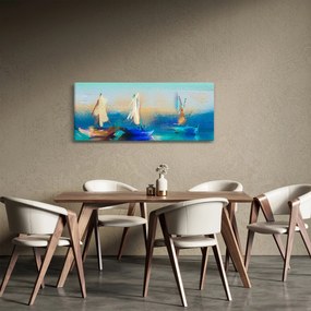 Tablou - Peisaj pictură, pictură (120x50 cm)