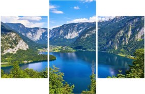 Tablou - Lacul Hallstatt, Hallstatt, Austria (90x60 cm)