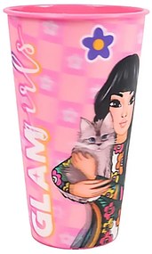 Glam Girls Team Pahar din plastic cu efect 3D 480 ml