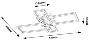 Rabalux 6590 - Plafonieră LED ASHTON, 24W, 230V