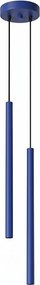 Sollux SL.2126 - Candelabru suspendat pe cablu PASTELO 2xG9/8W/230V albastru
