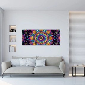 Tablou - Mandală caleidoscopică (120x50 cm)