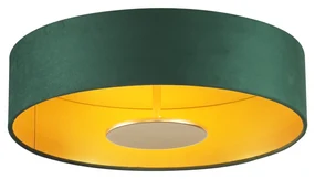 Plafonieră modernă verde catifelat, incl. LED, cu 3 trepte de intensitate luminoasă - Bredow