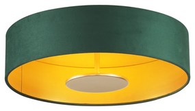 Plafonieră modernă verde cu interior auriu, incl. LED cu 3 trepte de intensitate - Bredow