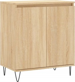 vidaXL Servantă, stejar sonoma, 60x35x70 cm, lemn prelucrat