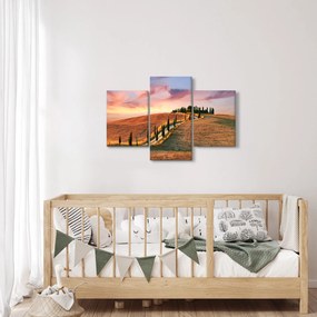 Tablou - Casa pe deal Toscana, Italia (90x60 cm)