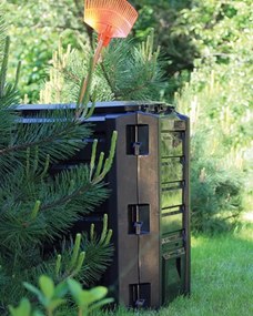 Prosperplast Compostor de grădină - Compogreen 380 l, negru