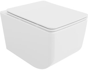 Mexen Vera vas de toaletă Rimless cu capac slim cu închidere lentă, duroplast, Albă - 30164000