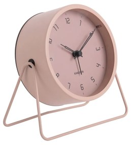 Ceas cu alarmă Karlsson 5952PI de design 13 cm, roz