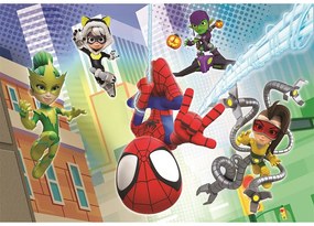 Omul Păianjen Spidey Puzzle Clementoni de 2x60 piese