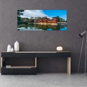Tablou - Templul Byodo-in, Japonia (120x50 cm)