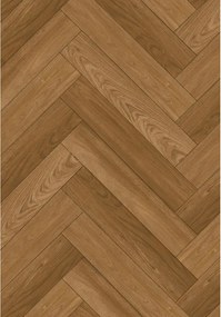 Mexen Overland Park panouri vinil heringbone 570 x 95 mm LVT Dryback 2,5 mm, substrat 4 V-Fuga, Jatoba