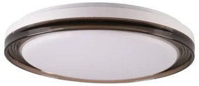 Plafonieră LED dimabilă pentru baie HALINA LED/48W/230V 3000-6000K d. 38 cm negru + telecomandă