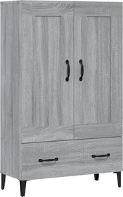 vidaXL Dulap înalt, gri sonoma, 70x31x115 cm, lemn compozit