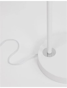 Lampadar / Lampa de podea tip arc SAMA alb NVL-9401653