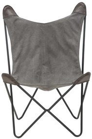 Scaun pentru camping gri din metal si textil, 74x71x103, Montana Mauro Ferretti