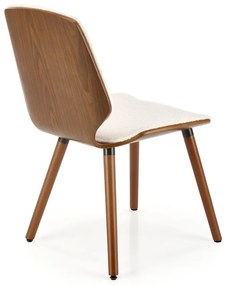 Scaun plusat K511 crem/nuc