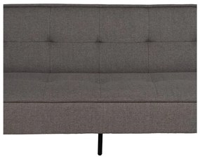 Canapea gri extensibilă cu tapițerie din chenille 181 cm – Ixia