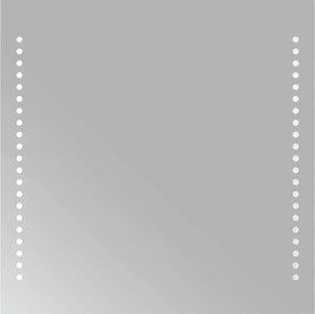 vidaXL Oglindă de baie cu LED, 40x40 cm