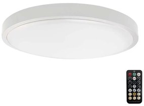 Plafonieră LED pentru baie cu senzor LED/24W/230V IP44 4000K d. 35 cm + telecomandă