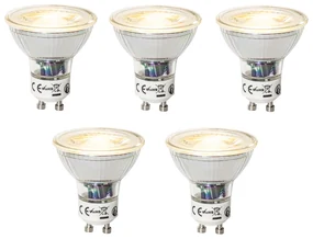 Set de 5 Becuri LED GU10 Dimmabile 7W 600 lm 2700K
