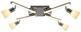 Plafoniera LED cu brate si spoturi directionabile Ibiza 1233442 NV