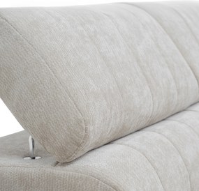 Colțar cu funcție de dormit Nardo L, extensibil, dreapta - chenille bej deschis Vibe 06