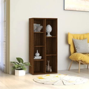 vidaXL Bibliotecă, stejar maro, 50x25x106 cm
