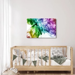Tablou - fum colorat (90x60 cm)