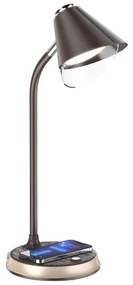 Immax 08971L - Lampă de birou LED reglabilă FINCH LED/9W/12/230V maro/auriu