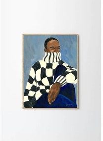 Poster 50x70 cm Check – Hanna Peterson – The Poster Club