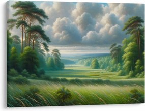 Tablou - Peisaj verde (70x50 cm)