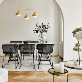 Alora Mood ALM-REMYCK3-GD - Lustru REMYCK pe tijă, 3xE27/60W/230V, auriu