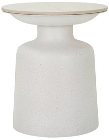 Măsuță auxiliară rotundă cu blat ceramic ø 40 cm Fush – Mauro Ferretti