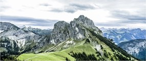 Tablou - Crestele munților (120x50 cm)