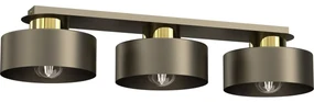 Plafonieră MARTI 3xE27/15W/230V alamă/auriu