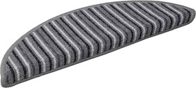 vidaXL Mochete autocolante pentru scară 15 pcs Gri 56 x 17 x 3 cm