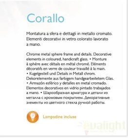 Aplica de perete diametru 50cm CORALLO AP3 bianco 081960
