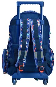 Disney Lilo și Stitch Chillin&#039; ghiozdan școlar cu roți, geantă 46 cm